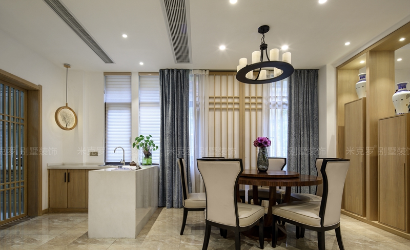 金辉九纬 | 420㎡新中式装修案例