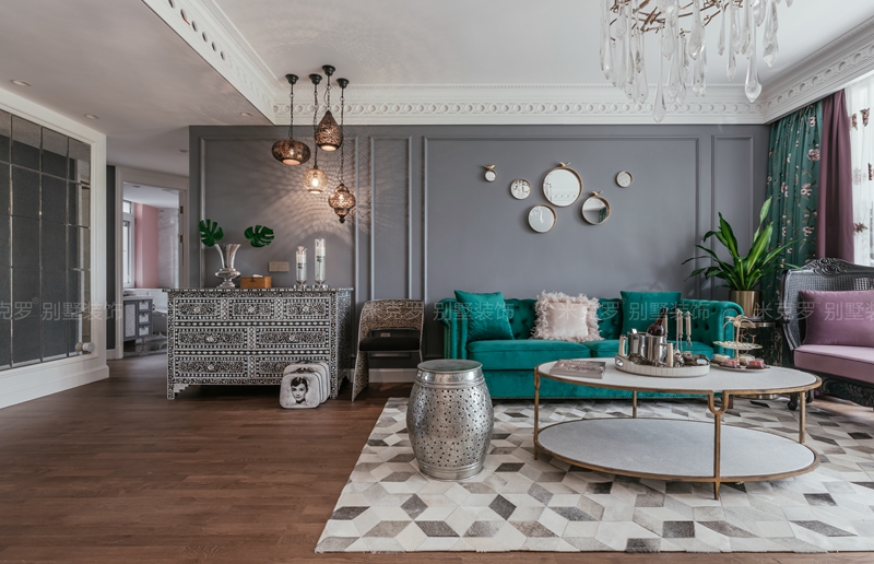 玲珑湾 | 180㎡美式混搭装修案例