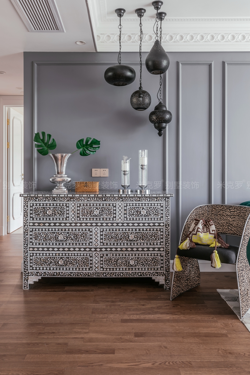 玲珑湾 | 180㎡美式混搭装修案例