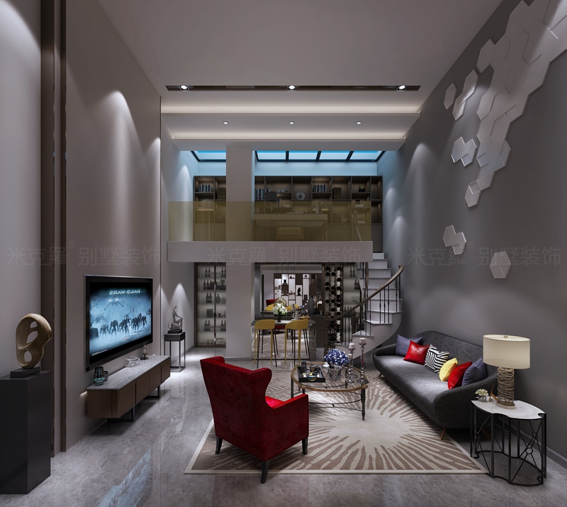 狮山御园 | 400㎡现代装修案例