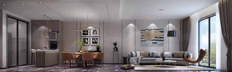 狮山御园 | 400㎡现代装修案例