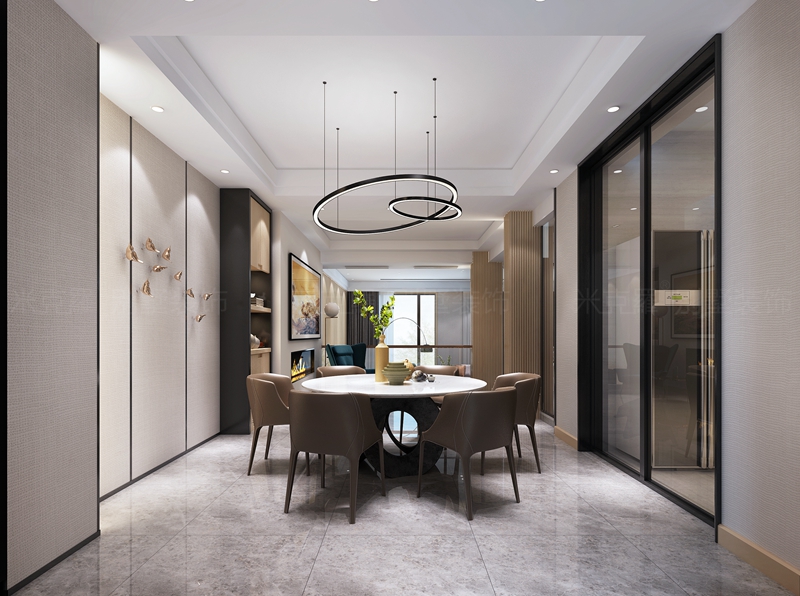 御湖熙岸 | 400㎡现代装修案例