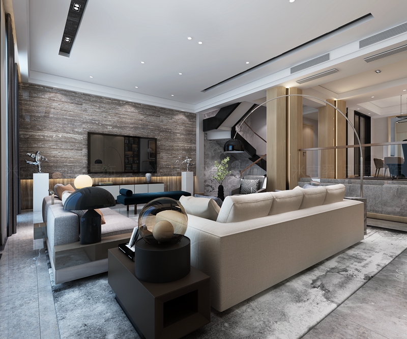 御湖熙岸 | 400㎡现代装修案例