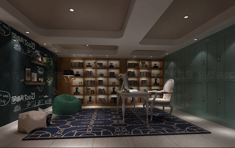 狮山御园 | 400㎡乡村美式装修案例