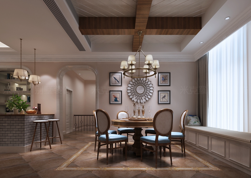 狮山御园 | 400㎡乡村美式装修案例