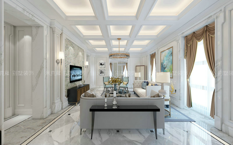 国宾一号丨800㎡欧式奢华别墅装修案例