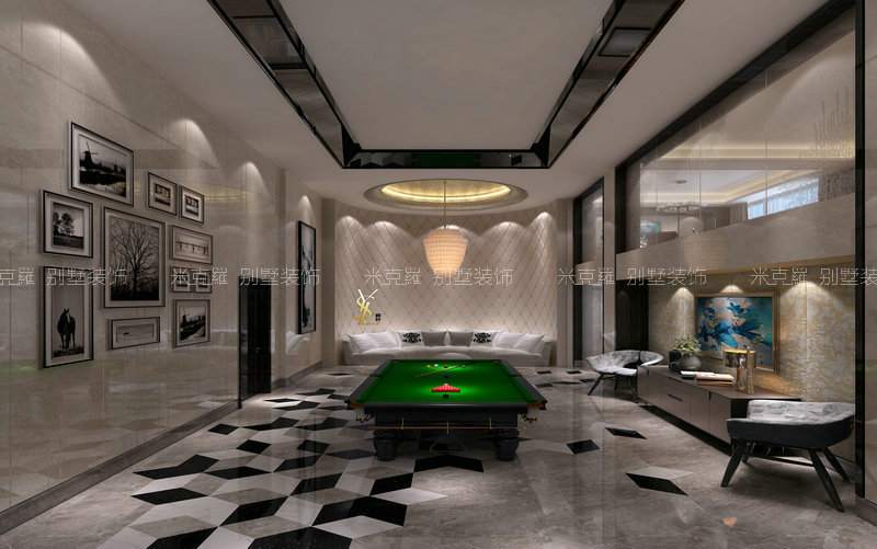 桃花源丨600㎡现代简约别墅装修案例