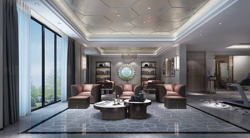 森林湖  |  368㎡现代装修案例