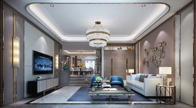 森林湖  |  368㎡现代装修案例