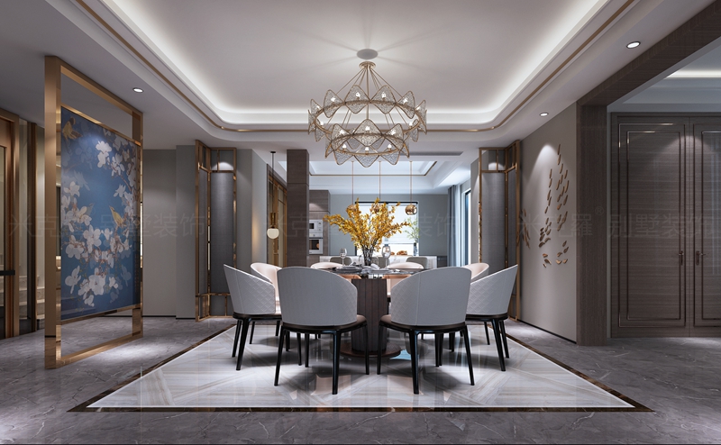 森林湖  |  368㎡现代装修案例