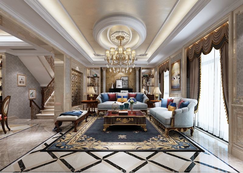 狮山御园 | 388㎡简欧装修案例