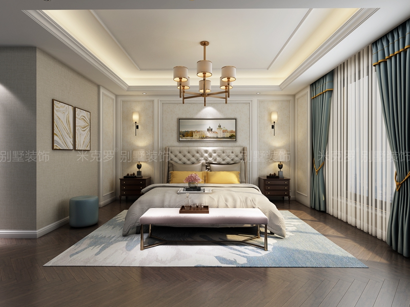 狮山原著 | 355㎡美式轻奢装修案例