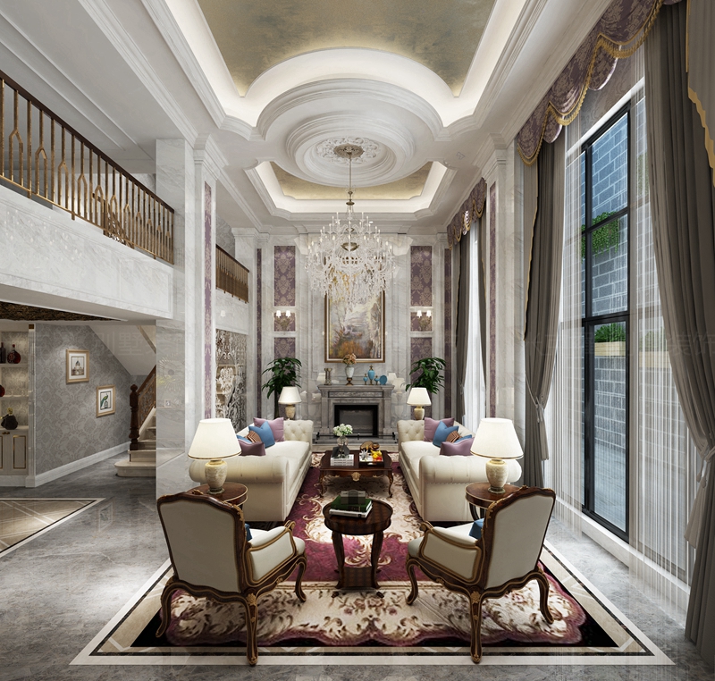 狮山御园 | 388㎡简欧装修案例