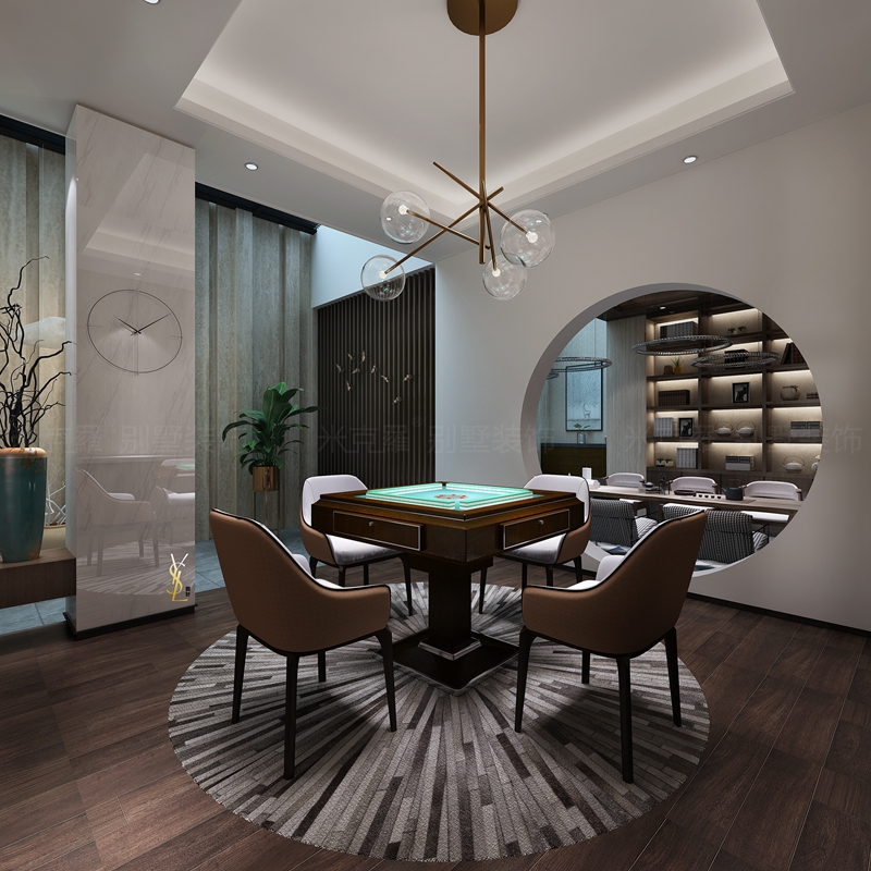 江南府邸丨750㎡现代奢华别墅装修案例