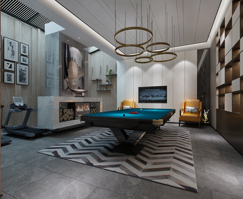 江南府邸丨750㎡现代奢华别墅装修案例