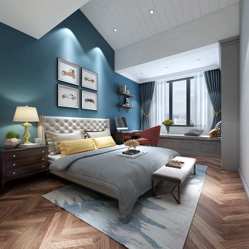 尚澜湾 | 300㎡现代美式装修案例