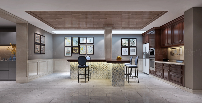 绿城玫瑰园 | 780㎡混搭装修案例