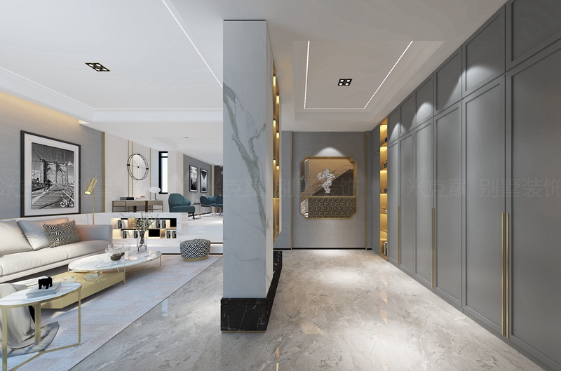 沁水朗庭 | 270㎡现代装修案例