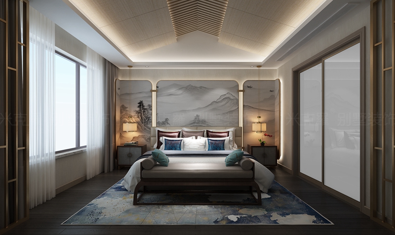 铜雀台 | 330㎡新中式装修案例