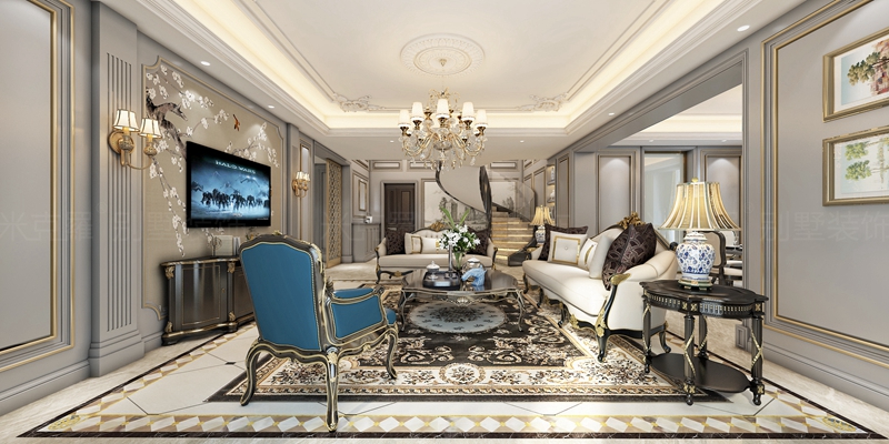 天翔花园 | 300㎡欧式装修案例