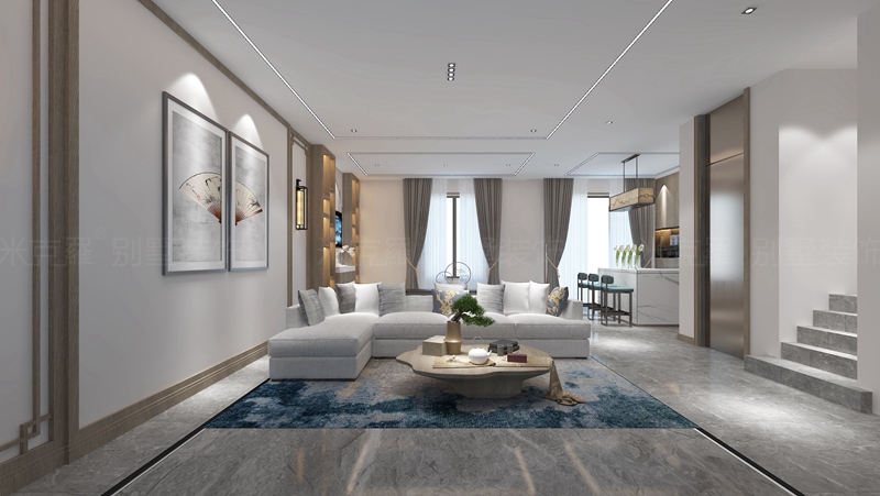 铜雀台 | 330㎡新中式装修案例