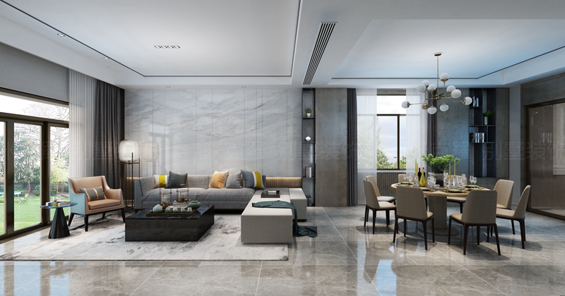 石湖湾 | 300㎡现代装修案例