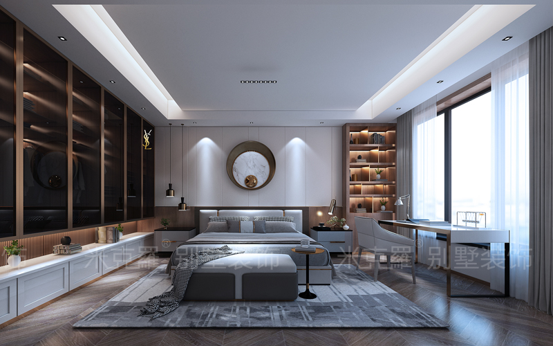 姑苏雅集丨580㎡现代简约风格别墅装修案例