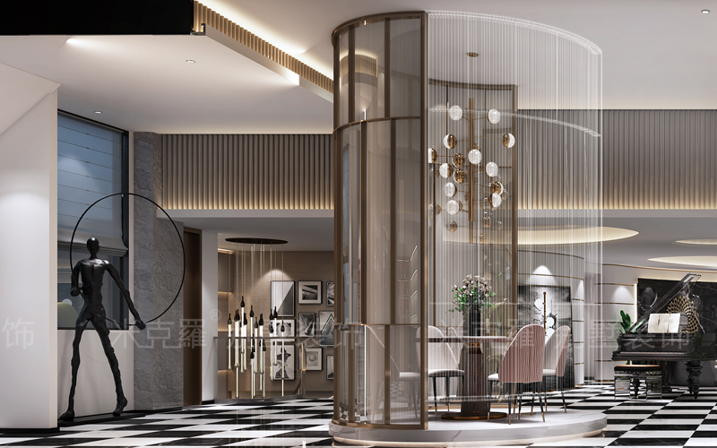 姑苏雅集丨580㎡现代简约风格别墅装修案例