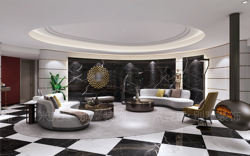 姑苏雅集丨580㎡现代简约风格别墅装修案例