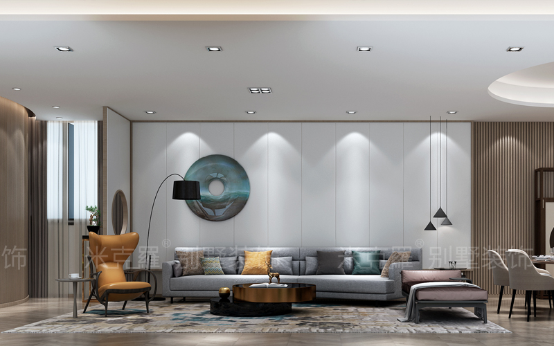 姑苏雅集丨580㎡现代简约别墅装修案例