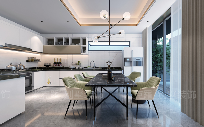 姑苏雅集丨580㎡现代简约风格别墅装修案例