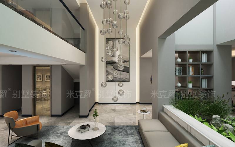 铜雀台丨330㎡现代简约别墅装修案例