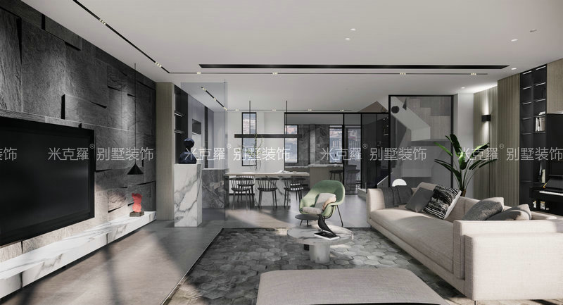 建发独墅湾丨330㎡简约风格别墅装修
