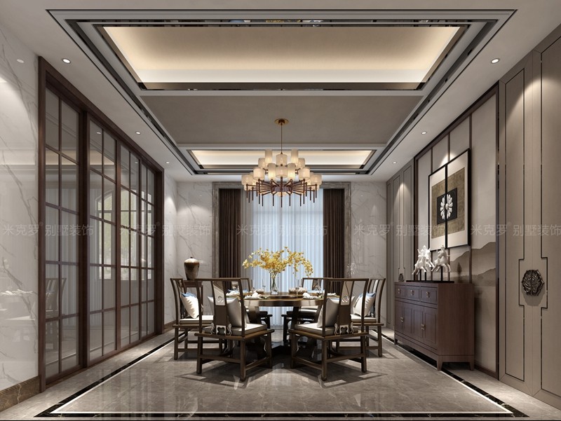 苏州太湖城-600平米新中式