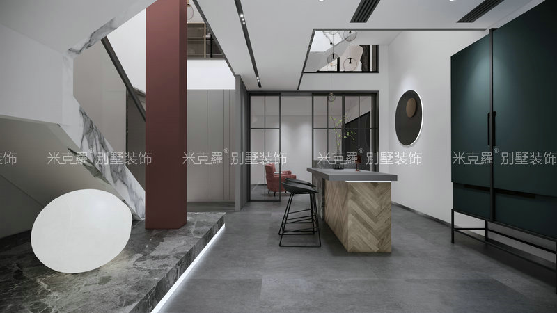建发独墅湾丨330㎡简约风格别墅装修