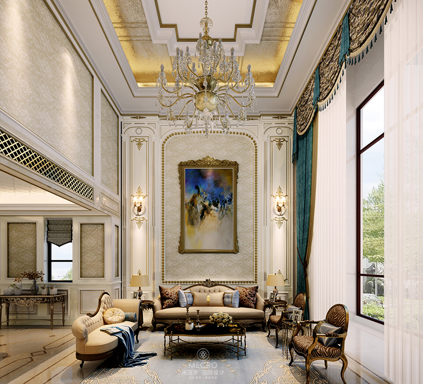 海珀宫爵 | 350㎡欧式别墅装修案例