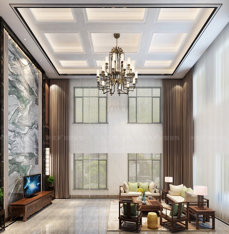 苏州太湖城-600平米新中式