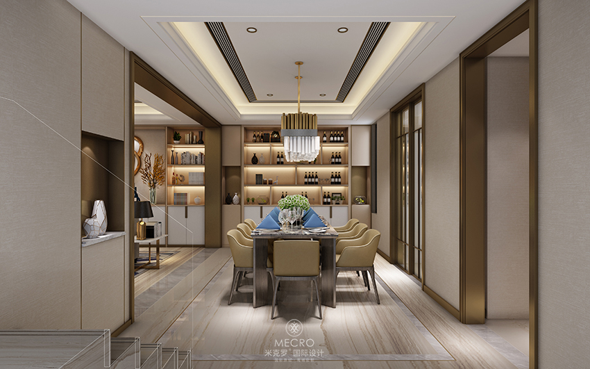 世贸铜雀台 | 360㎡港式混搭装修案例