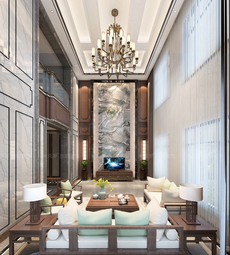 苏州太湖城-600平米新中式