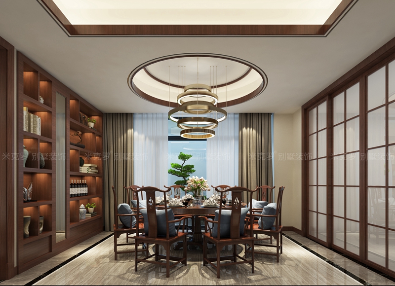 苏州现代园墅-368平米新中式