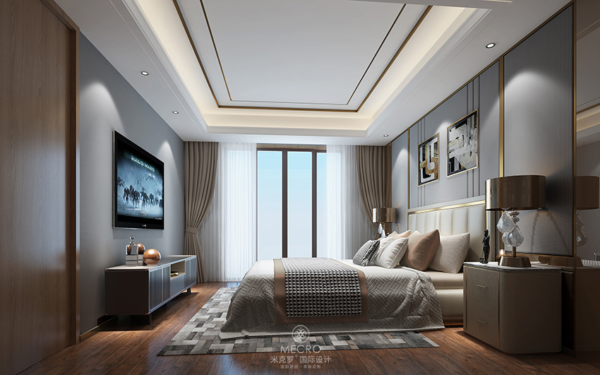 世贸铜雀台 | 360㎡港式混搭装修案例