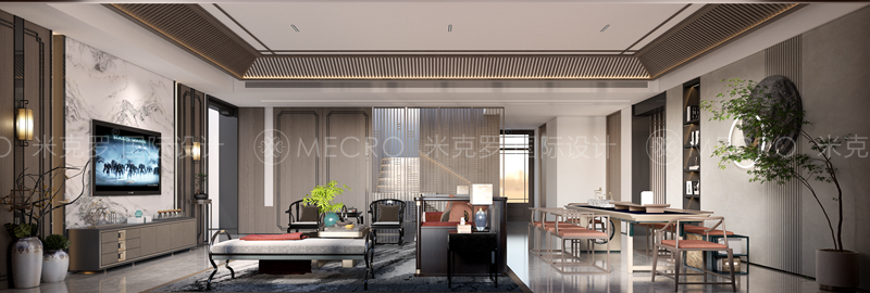 别墅装修常识之现代别墅挑空设计