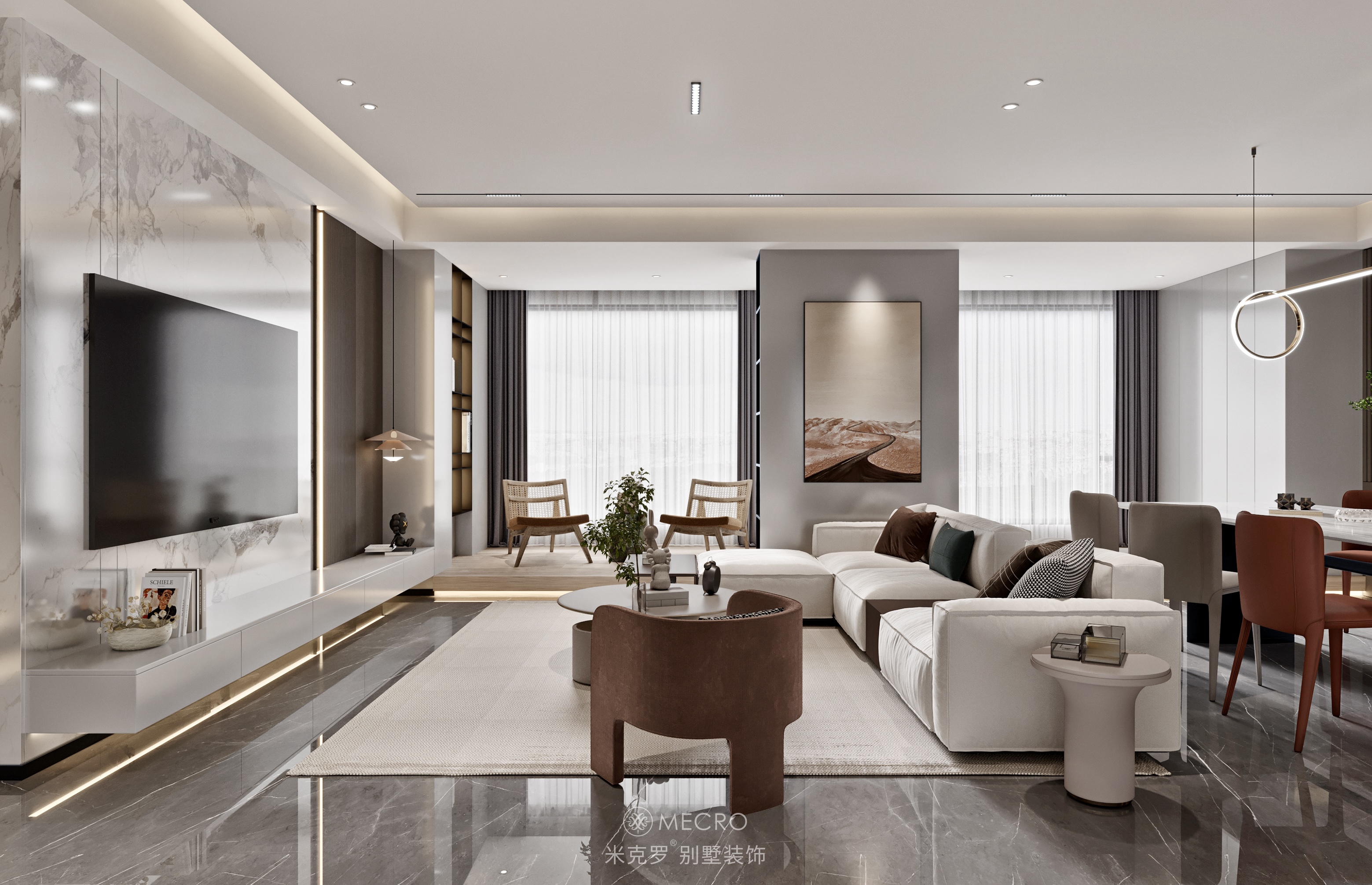 独栋别墅新房装修设计  全方位打造高端别墅