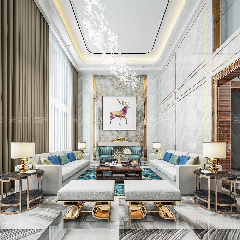 苏州别墅装修 | 现代轻奢风格配什么画 装饰画又怎么选